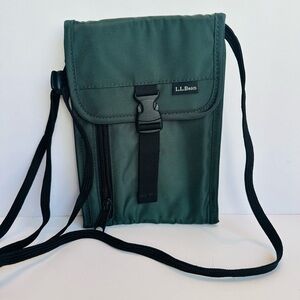 L.L. Bean Forest Green Messenger Bag